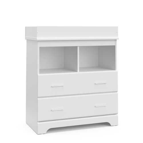  Storkcraft - Brookside 2 Drawer Changing Chest - White