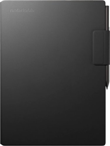 reMarkable Paper Pro - Premium Leather Book Folio for your 11.8'' Paper Tablet - Black