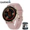 Garmin - Refurbished Excellent - Venu 3S Fitness GPS Smartwatch Gold Bezel (41mm) + 2 Year Extended Warranty Bundle - Soft Gold Stainless Steel|Dust Rose - (2023)-Front_Standard