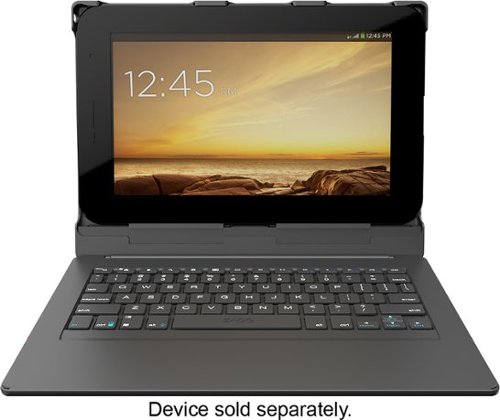 ZAGG - ZAGGkeys Folio Keyboard Case for Most 10&quot; Android Tablets - Black