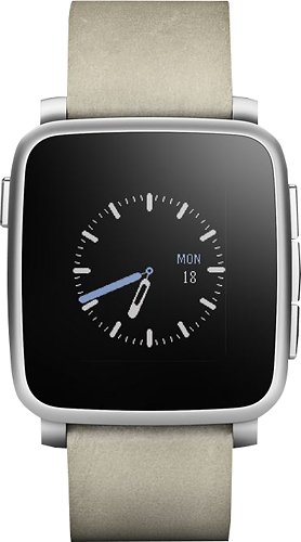  Pebble - Time Steel Smartwatch 38mm Stainless Steel - Stainless Steel