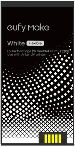 eufy - eufyMake UV Ink Cartridge for E1 Printer — 100 mL T5208020 - Flexible White