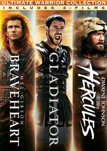  Ultimate Warrior Collection: Braveheart / Gladiator / Hercules: Triple Pack - DVD