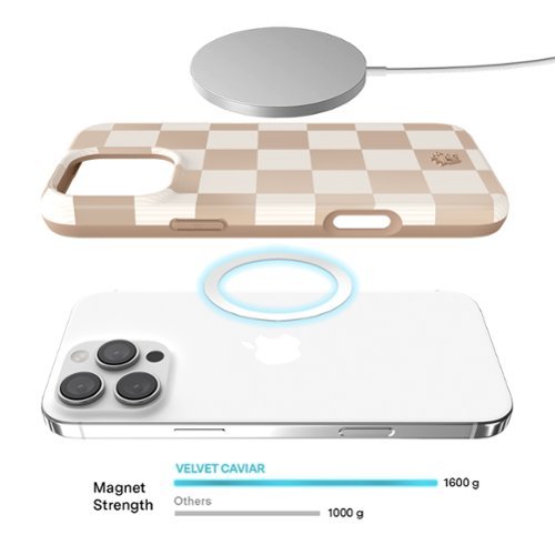 VELVET CAVIAR Magsafe Case for Apple iPhone 16 Pro Max - Checker Nude HOW TO BUY