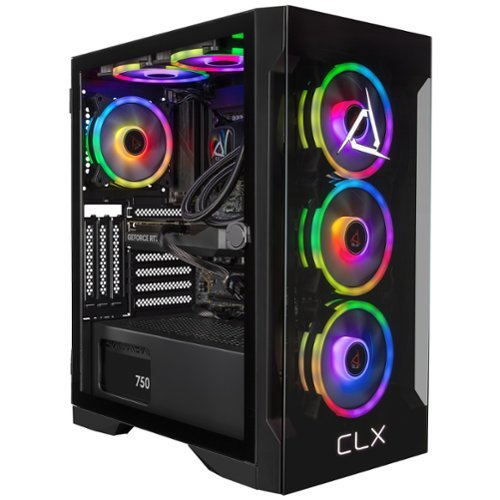 CLX - SET Gaming Desktop - Intel Core i9 14900KF - 32GB DDR5 5600 Memory - GeForce RTX 5060 Ti 16GB - 2TB NVVMe M.2 SSD - Black