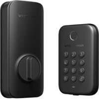 Wyze - Smart Lock Bolt, Fingerprint Keyless Entry, Bluetooth Deadbolt Replacement, In-App Monitoring and Scheduled Access - Bla