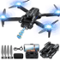 TOPVISION - Drone with Camera FPV 1080P Brushless Motor One Key Take Off Landing Gesture Selfie 3 Speed Modes-Front_Standard