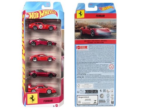Ferrari 5 piece Set Diecast Model Cars by Hot Wheels - Best Buy