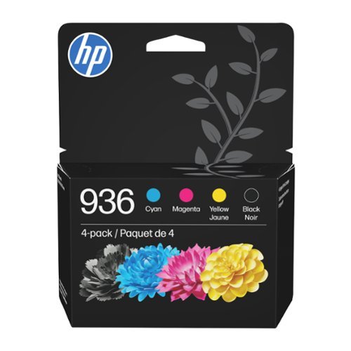 HP - 936 4-Pack Standard Capacity Ink Cartridges - Black/Cyan/Magenta/Yellow-Front_Standard 