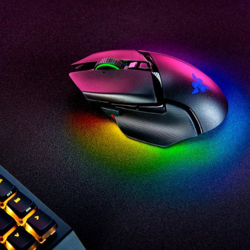 Razer Basilisk V3 Pro Optical Gaming Mouse with HyperScroll Tilt Wheel - Wireless - Black BUY IN UAE
