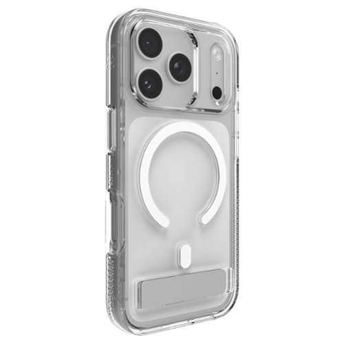 ZAGG - Crystal Palace Snap MagSafe Compatible Case w/ Kickstand for Apple iPhone 17 Pro - Clear