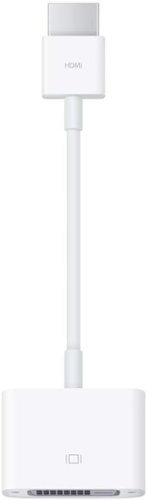 Apple - HDMI to DVI Adapter - White-Front_Standard 