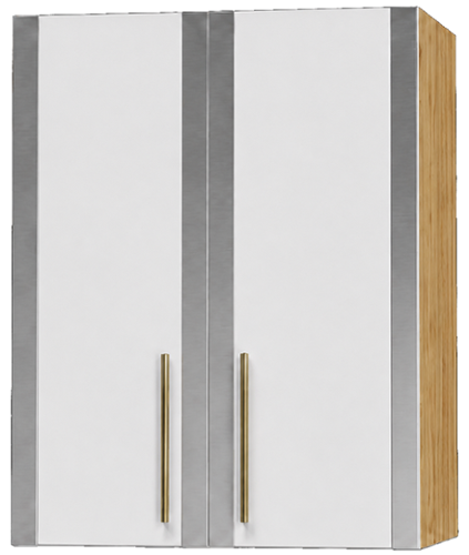 AGA - 24W x 36H x 13D Upper Cabinet - Oak - White