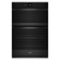 Whirlpool - 6.4 Total Cu. Ft. Combo Wall Oven with Air Fry When Connected - Black-Front_Standard