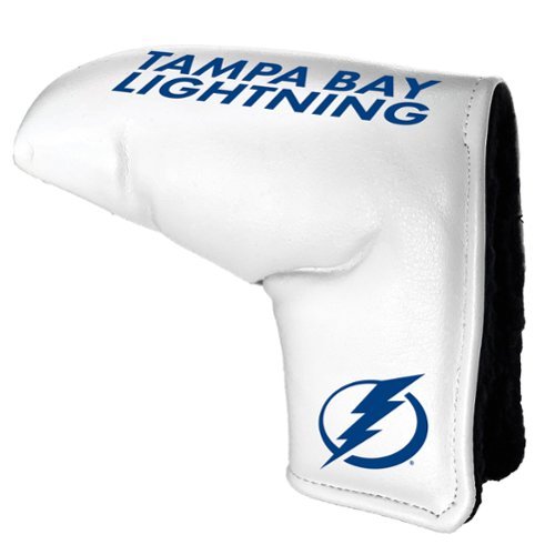 Team Golf - Tampa Bay Lightning Tour Blade Putter Cover - White-Front_Standard 