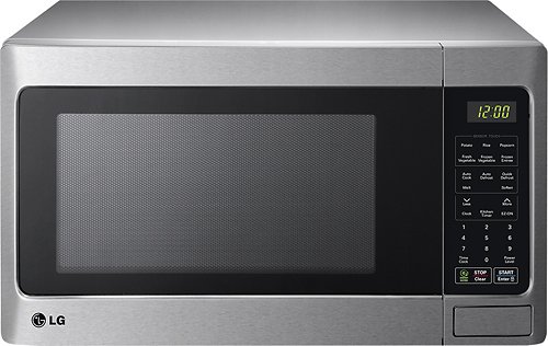  LG - 1.5 Cu. Ft. Mid-Size Microwave - Stainless steel