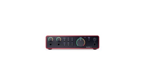 Focusrite Scarlett 2i2 4th Generation Audio Interface - Red GLOBAL SHIPPING
