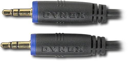  Dynex™ - 6' 3.5mm Stereo Extension Cable - Black