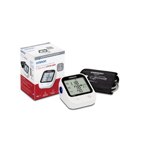 OMRON  5 SERIES BLOOD PRESSURE MONITOR (BP7255), UPPER ARM CUFF, DIGITAL BLUETOOTH BLOOD PRESSURE MACHINE - WHITE WORLDWIDE DELIVERY