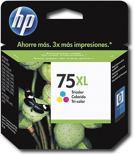  HP - 75XL High-Yield - Color (Cyan, Magenta, Yellow) Ink Cartridge - Multicolor