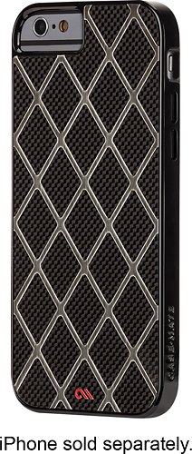  Case-Mate - Carbon Alloy Case for Apple® iPhone® SE, 5s and 5 - Black
