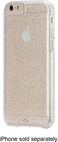  Case-Mate - The Glam Collection Sheer Glam Case for Apple® iPhone® 6 and 6s - Clear/Champagne