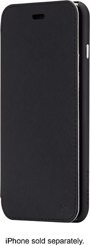  Case-Mate - Stand Folio Case for Apple® iPhone® 6 Plus and 6s Plus - Black/Gray