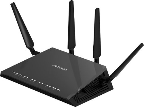  NETGEAR - Nighthawk X4 AC2350 Smart Wi-Fi Dual-Band Wireless-AC Router - Black
