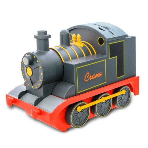 CRANE - 1 Gal. Adorable Ultrasonic Cool Mist Humidifier Train - Black/Red-Front_Standard 