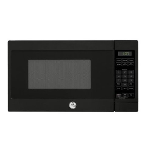 GE - 0.7 Cu. Ft. Countertop Microwave with Convenience Cooking Controls and Optional Hanging Kit (Not Included) - Black