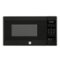 GE - 0.7 Cu. Ft. Countertop Microwave with Convenience Cooking Controls - Black-Front_Standard