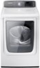 Samsung - 7.4 Cu. Ft. 15-Cycle Steam Electric Dryer - Neat White-Front_Standard