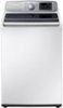 Samsung - 5.0 Cu. Ft. 13-Cycle High-Efficiency Top-Loading Washer - Neat White-Front_Standard