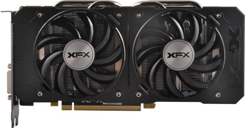  XFX - AMD Radeon R7 370 2GB GDDR5 PCI Express 3.0 Graphics Card - Black/Gray