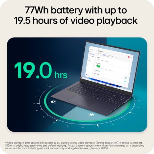 LG gram Pro 2in1 16 OLED Touch Screen Laptop - Intel Core Ultra7 255H with 16GB RAM - 1TB SSD - Obsidian Black GLOBAL SHIPPING