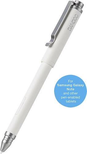  Wacom - Bamboo Stylus feel for Most Samsung Galaxy Note and Pen-Enabled Tablets - White
