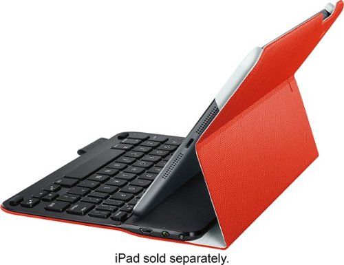  Logitech - Ultrathin Keyboard Folio Case for Apple® iPad® mini and iPad mini 2 - Mars Red Orange