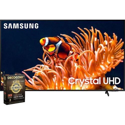 Samsung - 55" DU8000 Crystal UHD LED 4K Smart TV (2024) with 26 Months Protection Pack-Front_Standard 