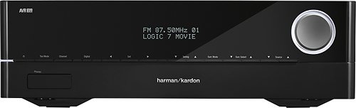  Harmon Kardon - 375W 5.1-Ch. 3D Pass-Through A/V Home Theater Receiver - Black