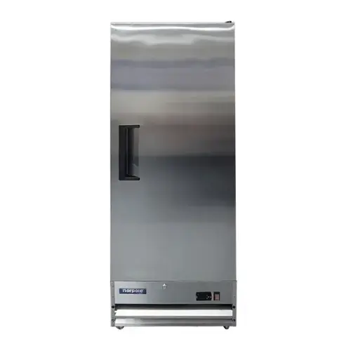 Front. Magic Chef - Commercial 12 cu. ft. Frost Free Single Door Freezer in Stainless Steel - Stainless Steel.