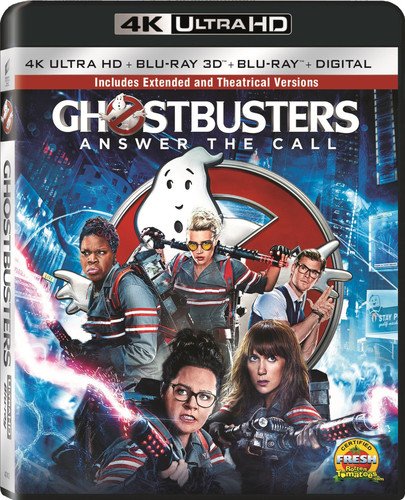  Ghostbusters: Answer the Call [Includes Digital Copy] [4K Ultra HD Blu-ray/Blu-ray] [3D] [4K Ultra HD Blu-ray/Blu-ray/Blu-ray 3D] [2016]
