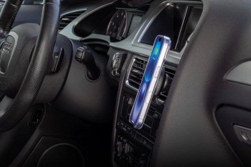 Scosche 25W Magnetic Wireless Phone Mount for Mobile Phones - Black GLOBAL SHIPPING