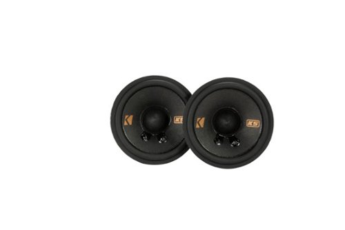 KICKER - KS Series 2-3/4" Midrange Car Speakers (Pair) - Black