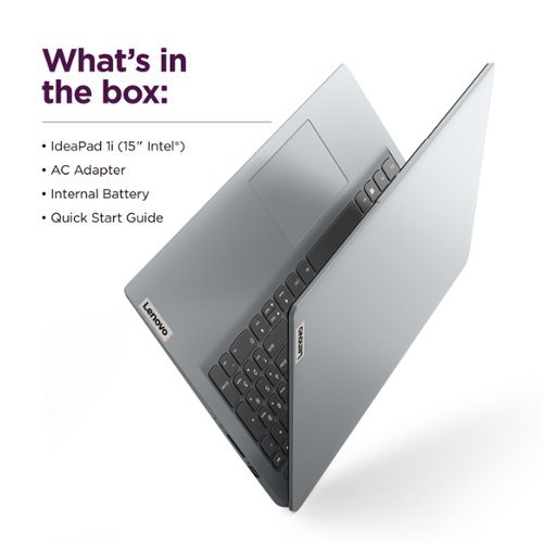 Lenovo IdeaPad 1i 15.6 Full HD Laptop- Intel Core i5-1335U - 16GB Memory - 256GB SSD - Cloud Grey SHOP ONLINE
