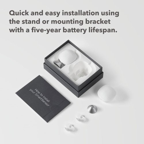ecobee SmartSensor 2-Pack - Temperature & Occupancy Detection, Comfort, Security, Energy Savings - White WHERE TO BUY