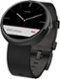 Motorola - Moto 360 Smartwatch 46mm Stainless Steel - Black Leather-Front_Standard