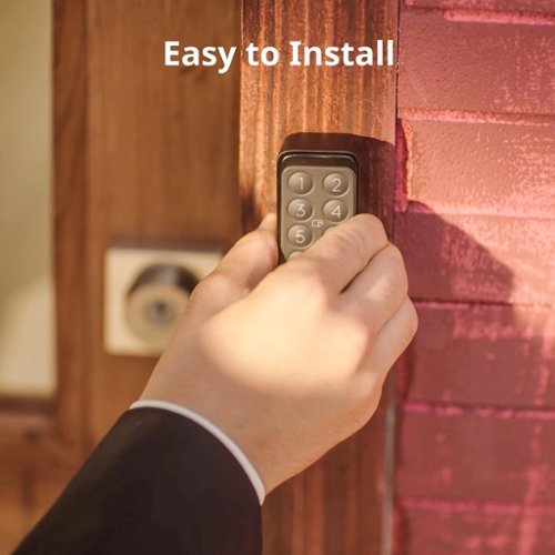 SwitchBot Smart Keypad Touch – Fingerprint Keyless Entry, IP65 Waterproof, Virtual Passwords, for Lock/Lock Pro Only - Black HOW TO BUY