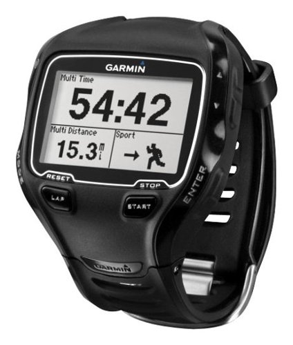 Garmin - Forerunner 910XT GPS Watch - Black-Front_Standard 