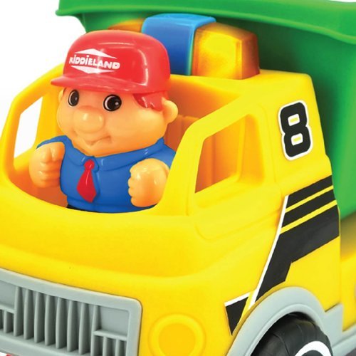 Kiddieland : Light & Sound - Dump Truck, Play Vehicles, Kids & Toddlers Ages 1+ GLOBAL SHIPPING