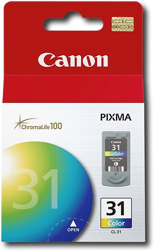 Canon - 31 Standard Capacity - Color (Cyan, Magenta, Yellow) Ink Cartridge - Multicolor